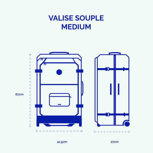 Set de 2 valises Reykjavik - Cabaia - - Cabaia