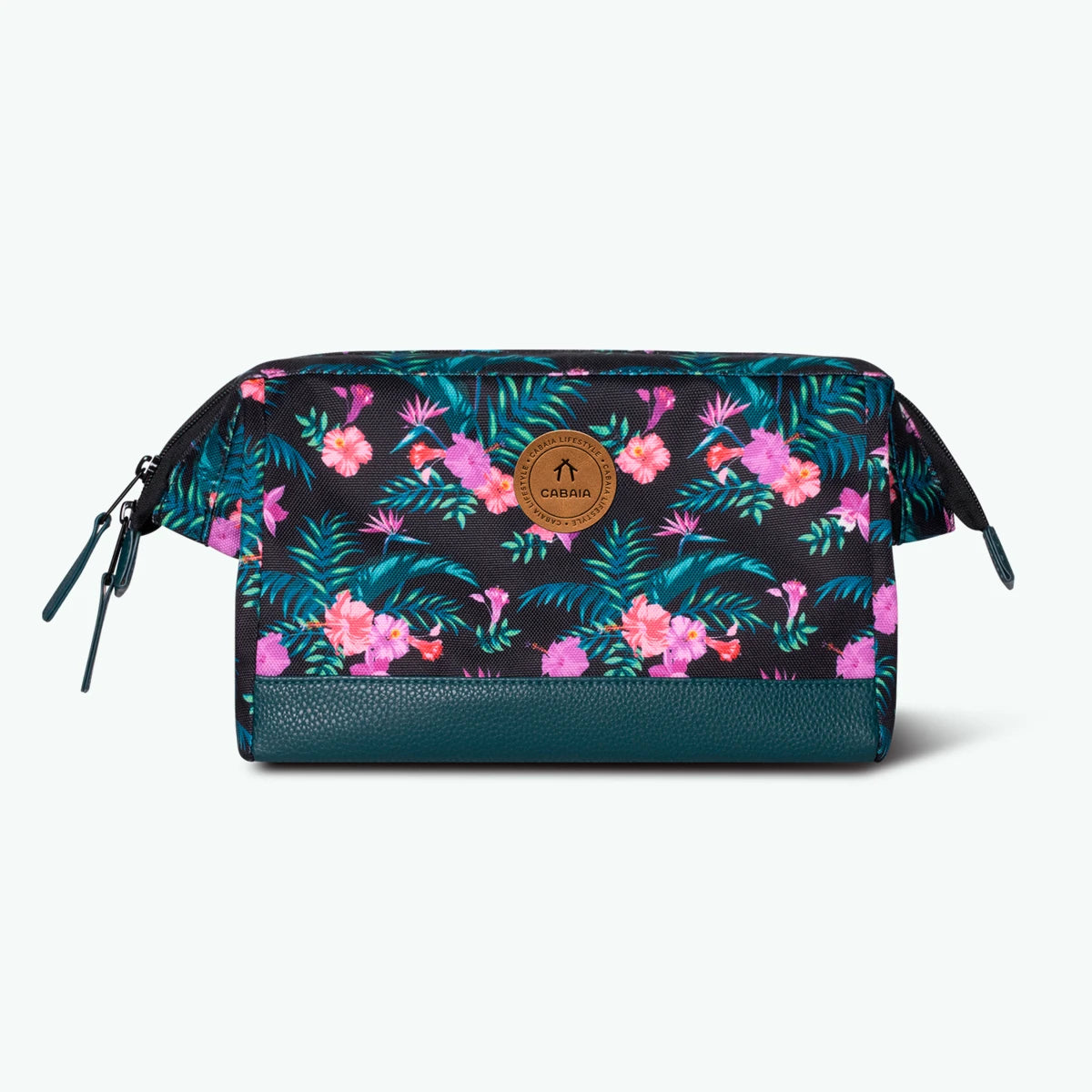 Trousse De Toilette Econanos Hello-Bags – Coton Noir 23x15,5 Cm, Fermeture Éclair, Idéal Cadeau