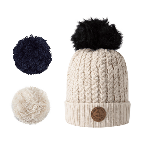 Bonnet Royal Mojito Crème - Polaire - Cabaia - - Cabaia