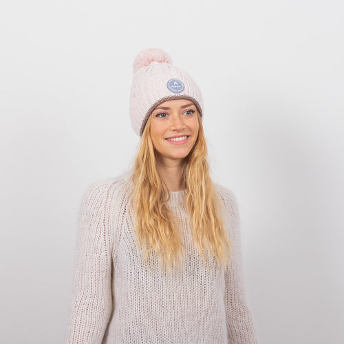 Bonnet Creamy Gin Rose pâle - Cabaia - - Cabaia