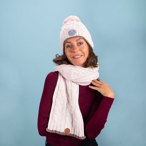 Bonnet Creamy Gin Rose pâle - Cabaia - - Cabaia