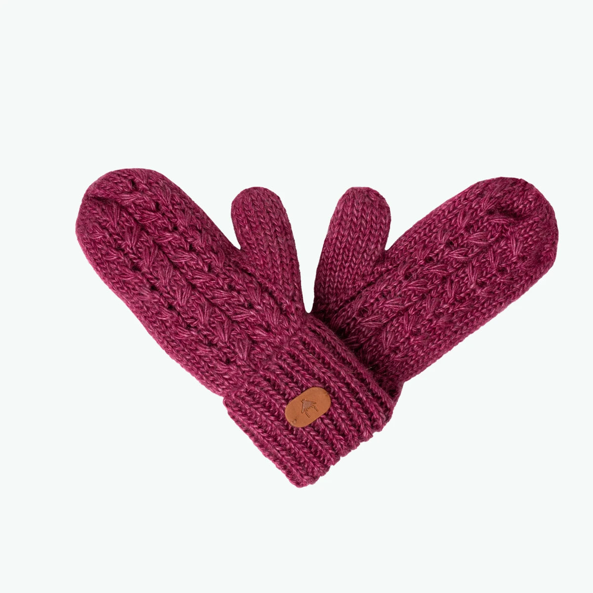 Moufles Chocolat chaud Violet - Enfant - Cabaia - 