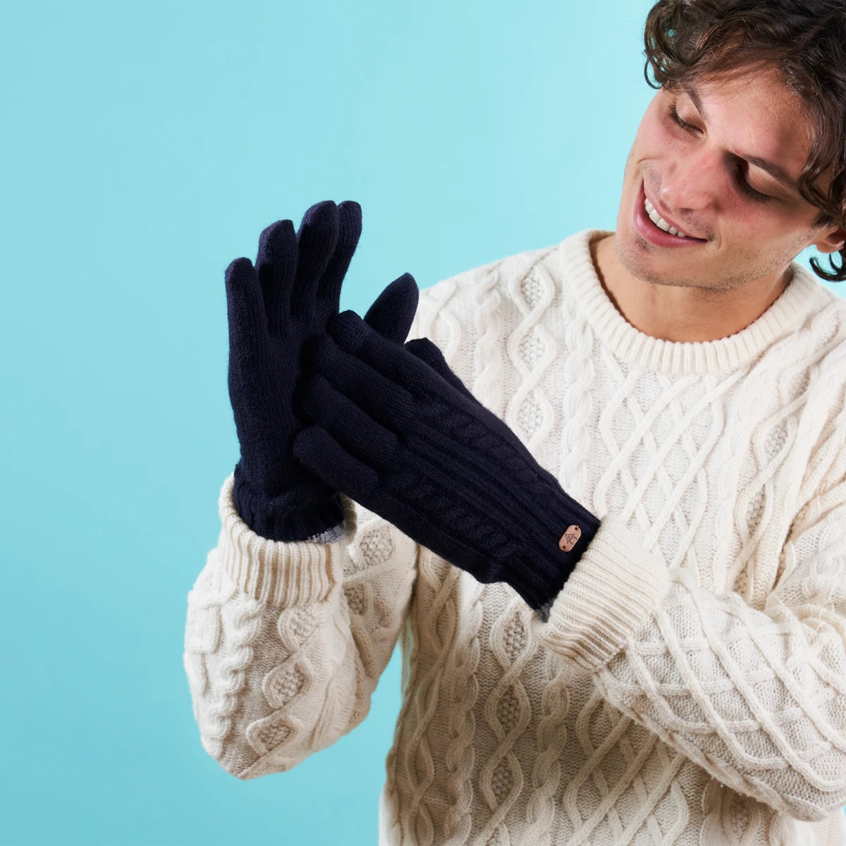 Gants Creamy gin Bleu marine - Cabaia - 