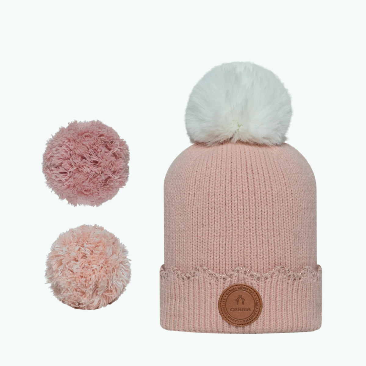 Bonnet Apple Rose Rose Polaire - Cabaia - 
