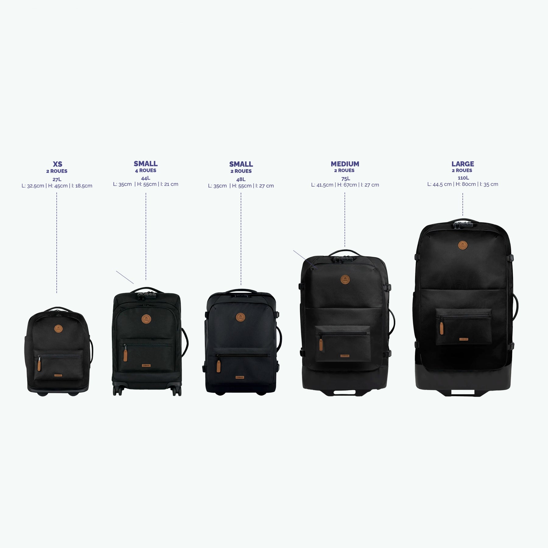 Valise souple 2 roues Medium Sibiu - Cabaia - 