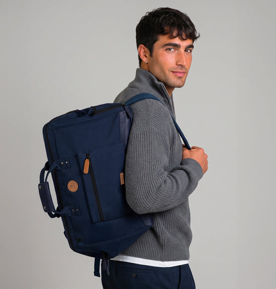 Mode sac à dos.
