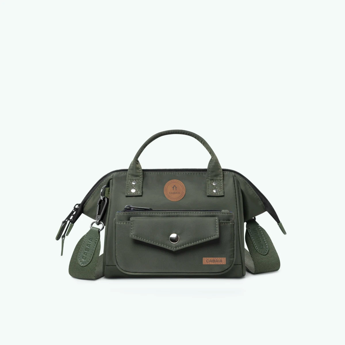 Sac à bandoulière en toile imprimée vert Prada Cuir Tissu Multicolore Sac à bandoulière en toile imprimée vert Prada Cuir Tissu Multicolore