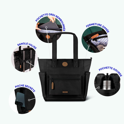 Tote Bag Medium Pro Berlin - Cabaia -  - Cabaia