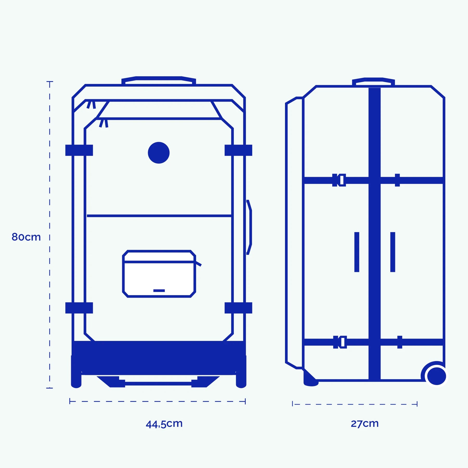 Valise souple 2 roues Large Reykjavik - Cabaia - 