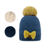 1-bonnet-3-pompons-indien-blue-cabaia