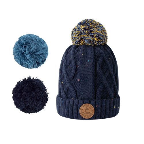 Bonnet Jus de Pomme Navy Enfant - Polaire - Cabaia