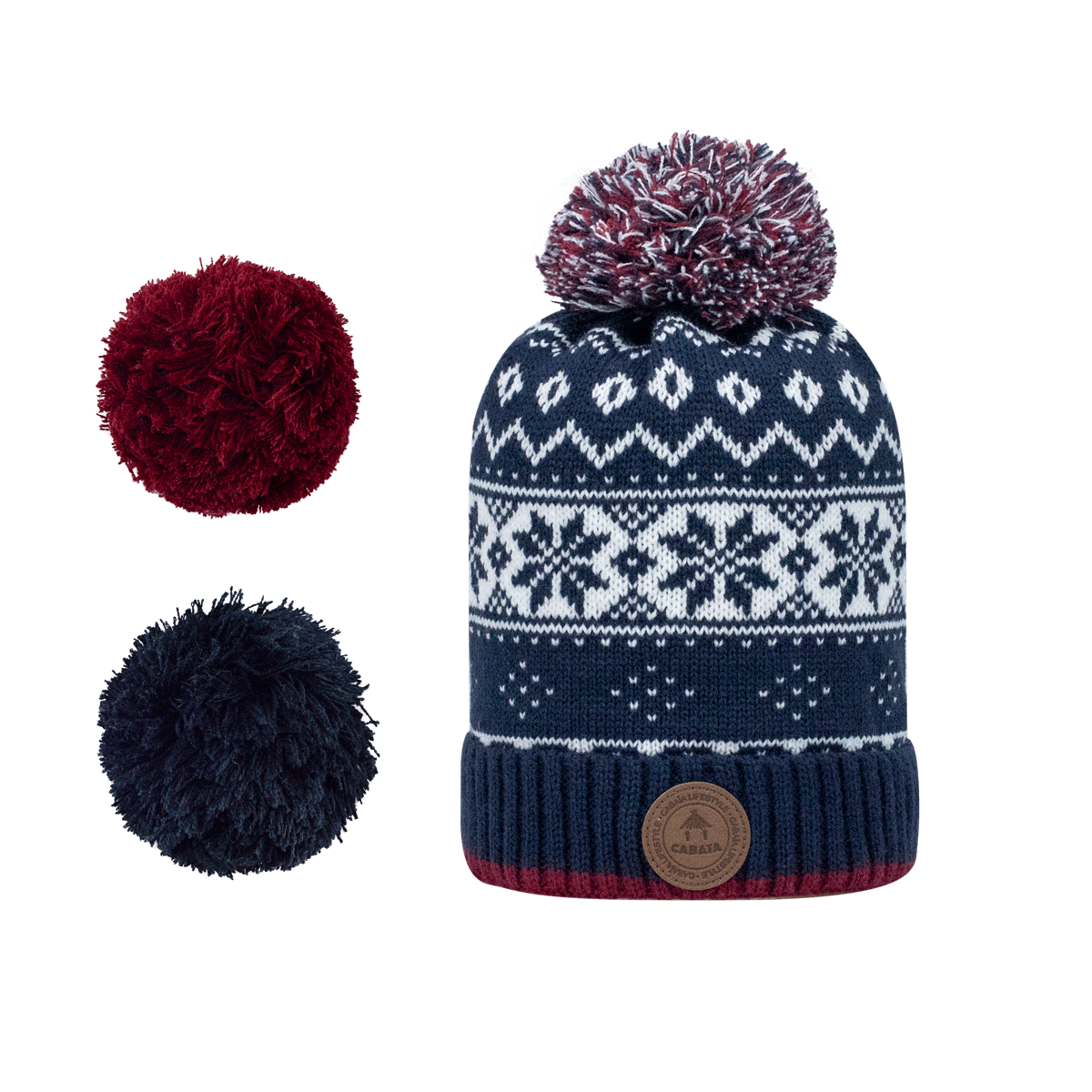 1-bonnet-3-pompons-bloody-mary-navy-cabaia