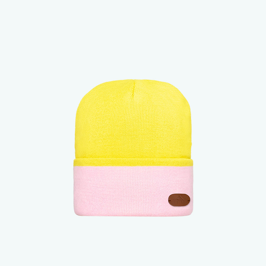 Bonnet Arcata Sunset Jaune & Rose - Cabaia - 