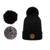 1-bonnets-3-pompoms-interchangeables-irish-coffee-noir-cabaia
