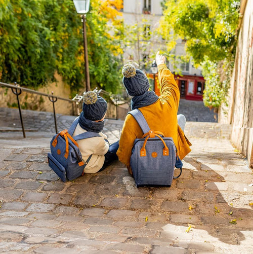 Bonnet Jus de Pomme Navy Enfant - Polaire - Cabaia -  - Cabaia